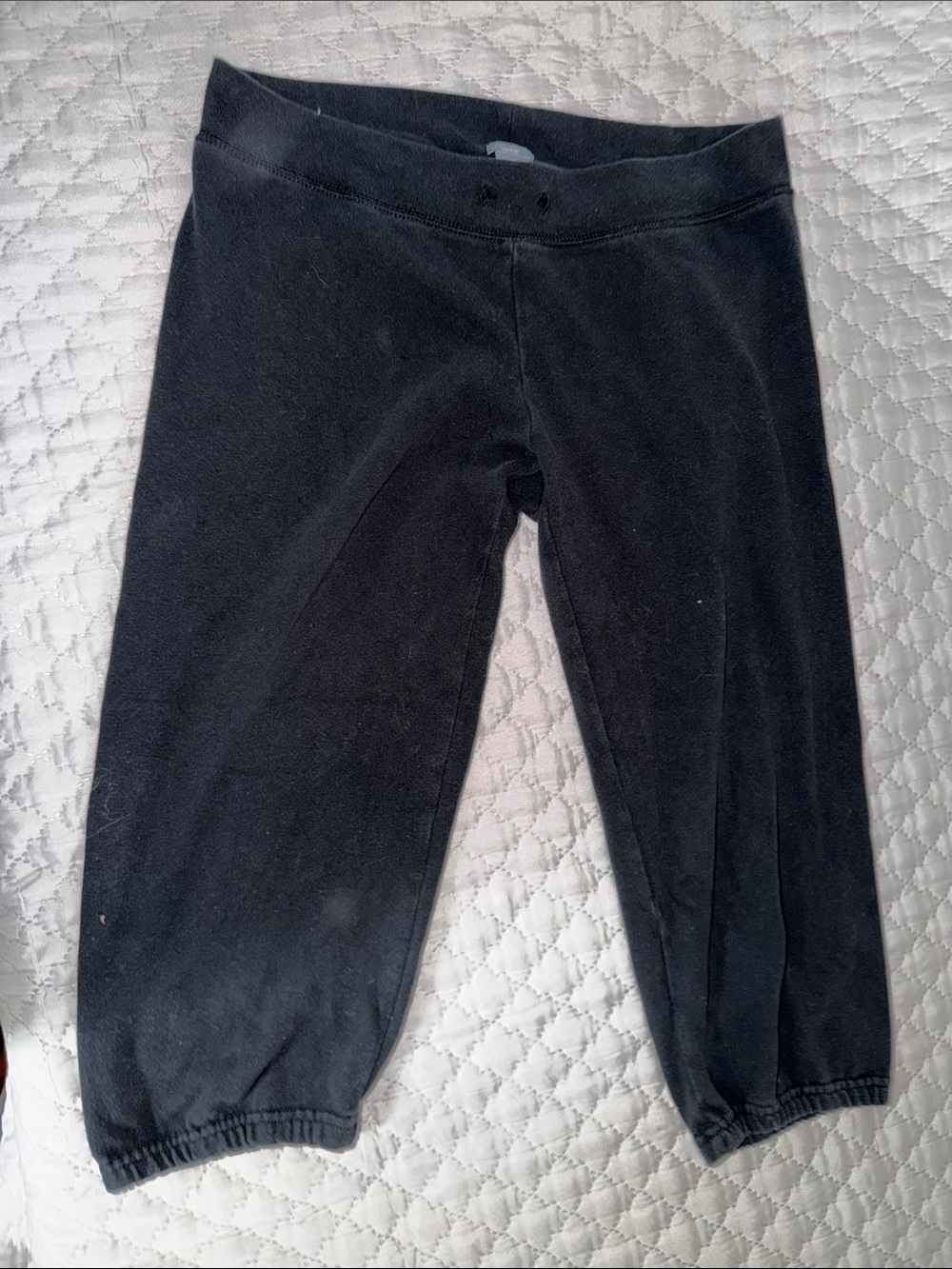 aerie  Black Cropped Joggers